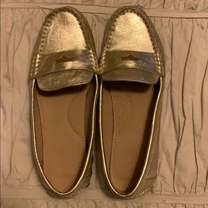 Metallic Loafers